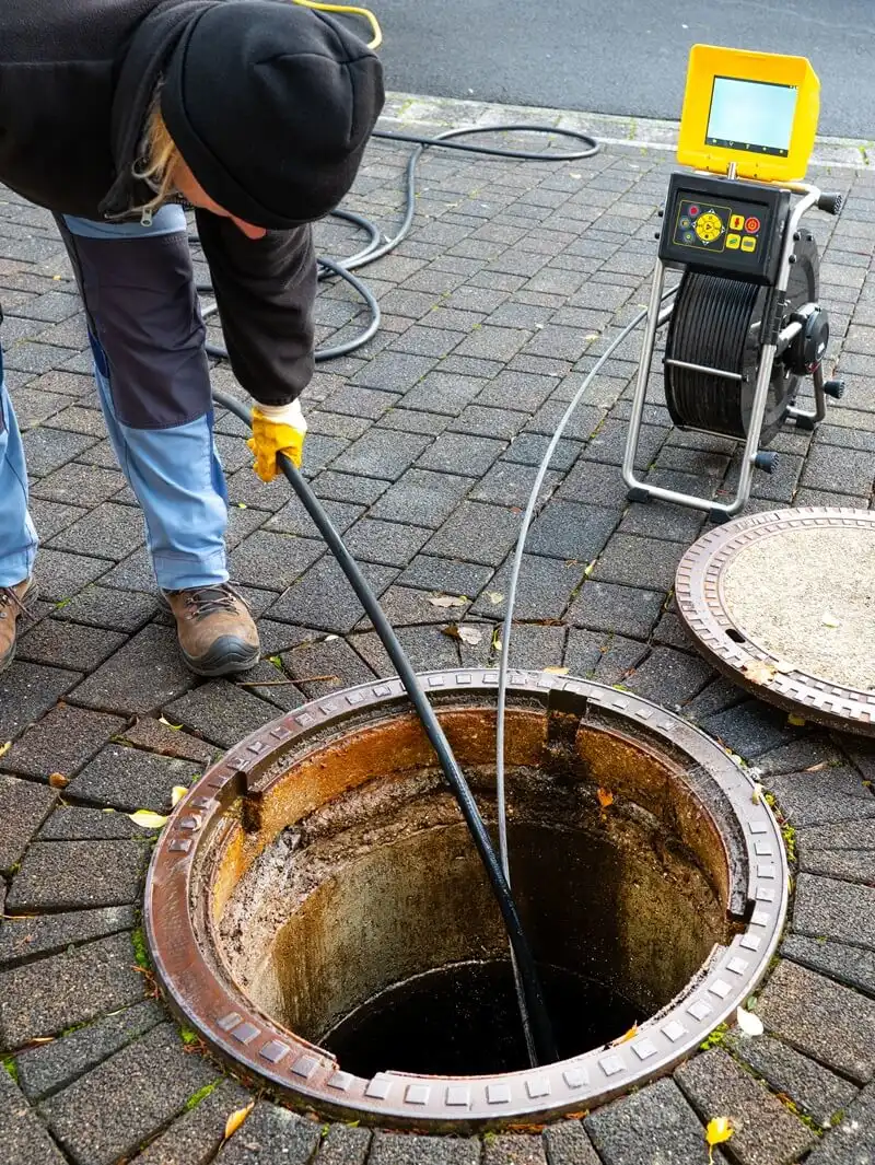 Inspection de drain d'égout par caméra à Rivières-des-Prairies